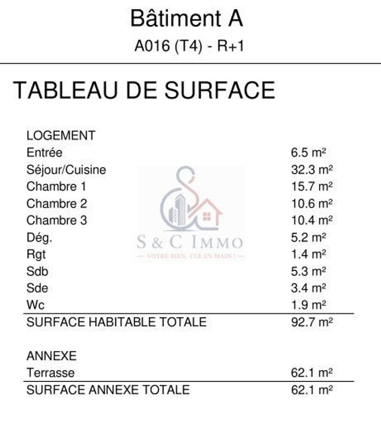 Appartement à vendre, 92m², Villejuif