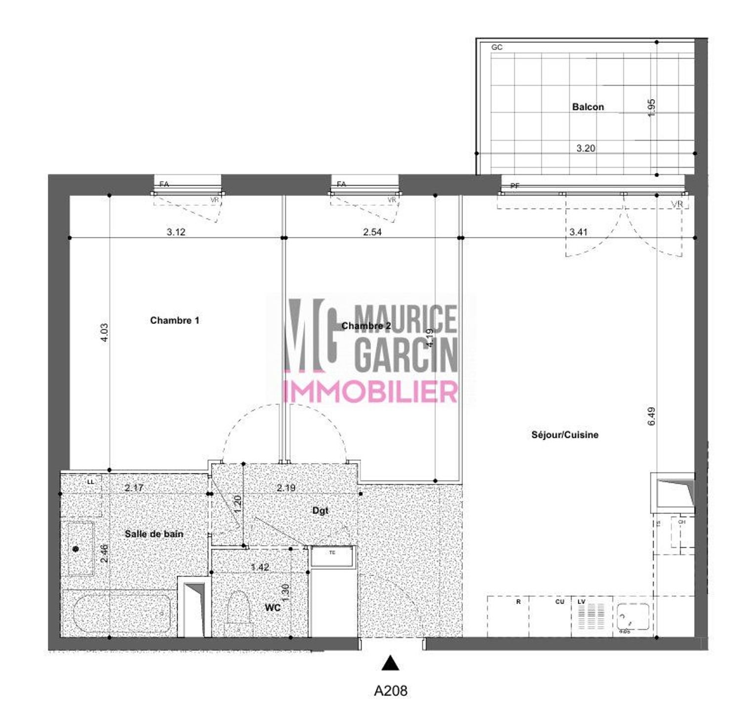 Appartement à vendre, 57m², Châteaurenard