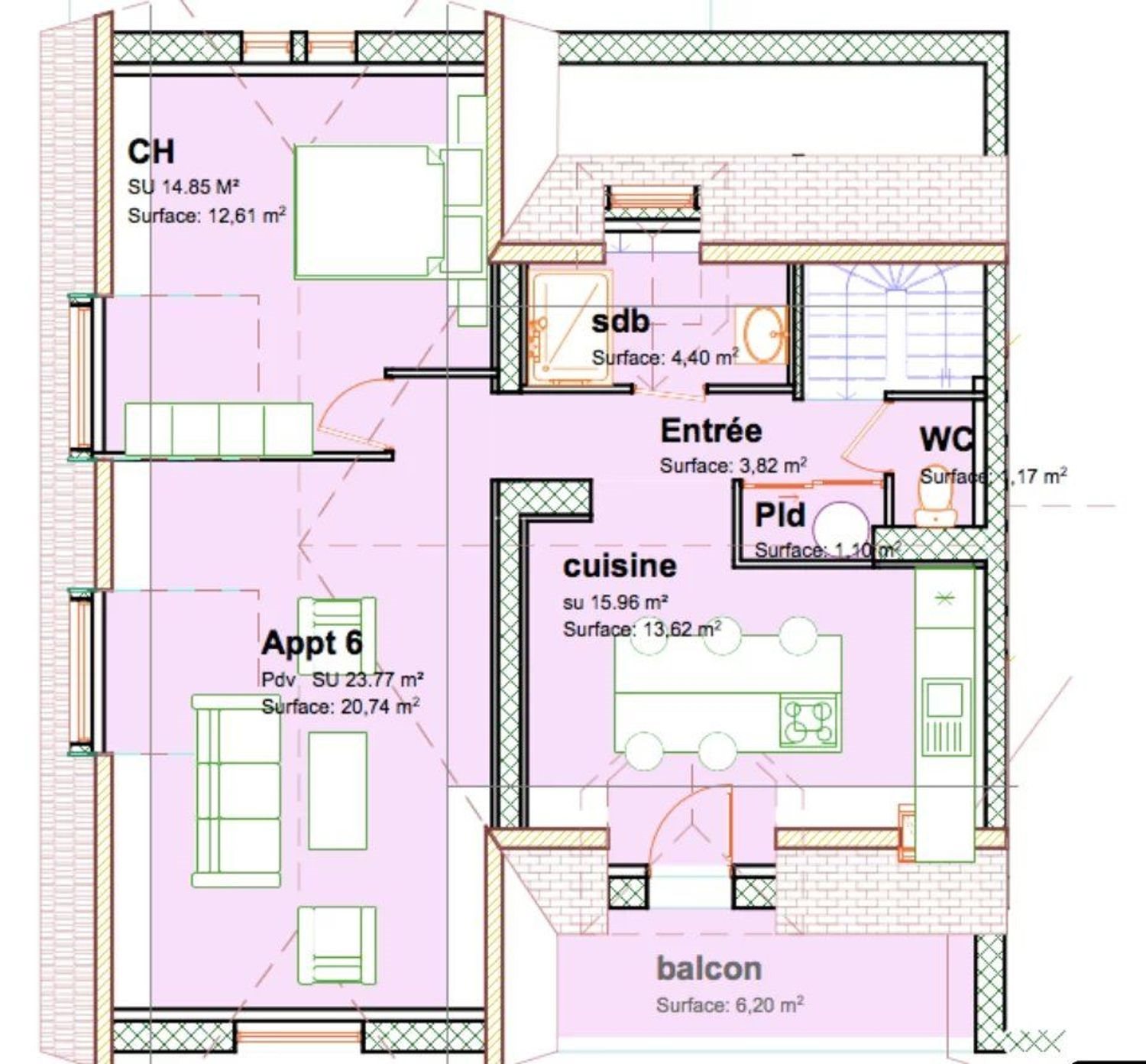 Appartement à vendre, 67m², Merlimont