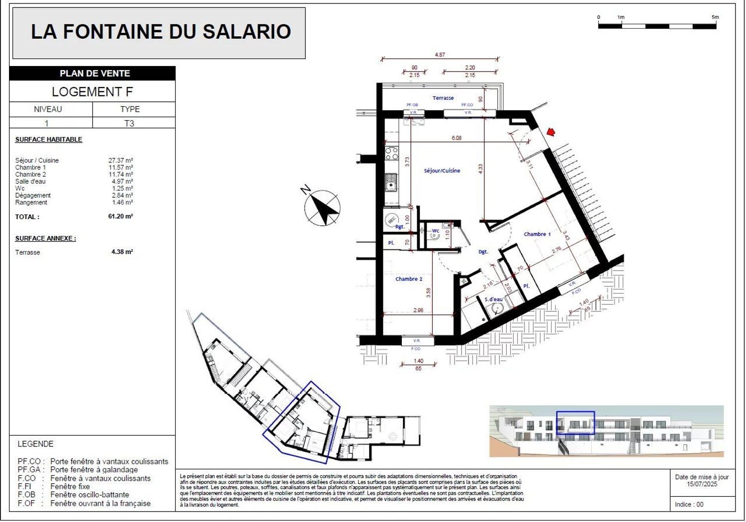 Appartement à vendre, 61m², Ajaccio