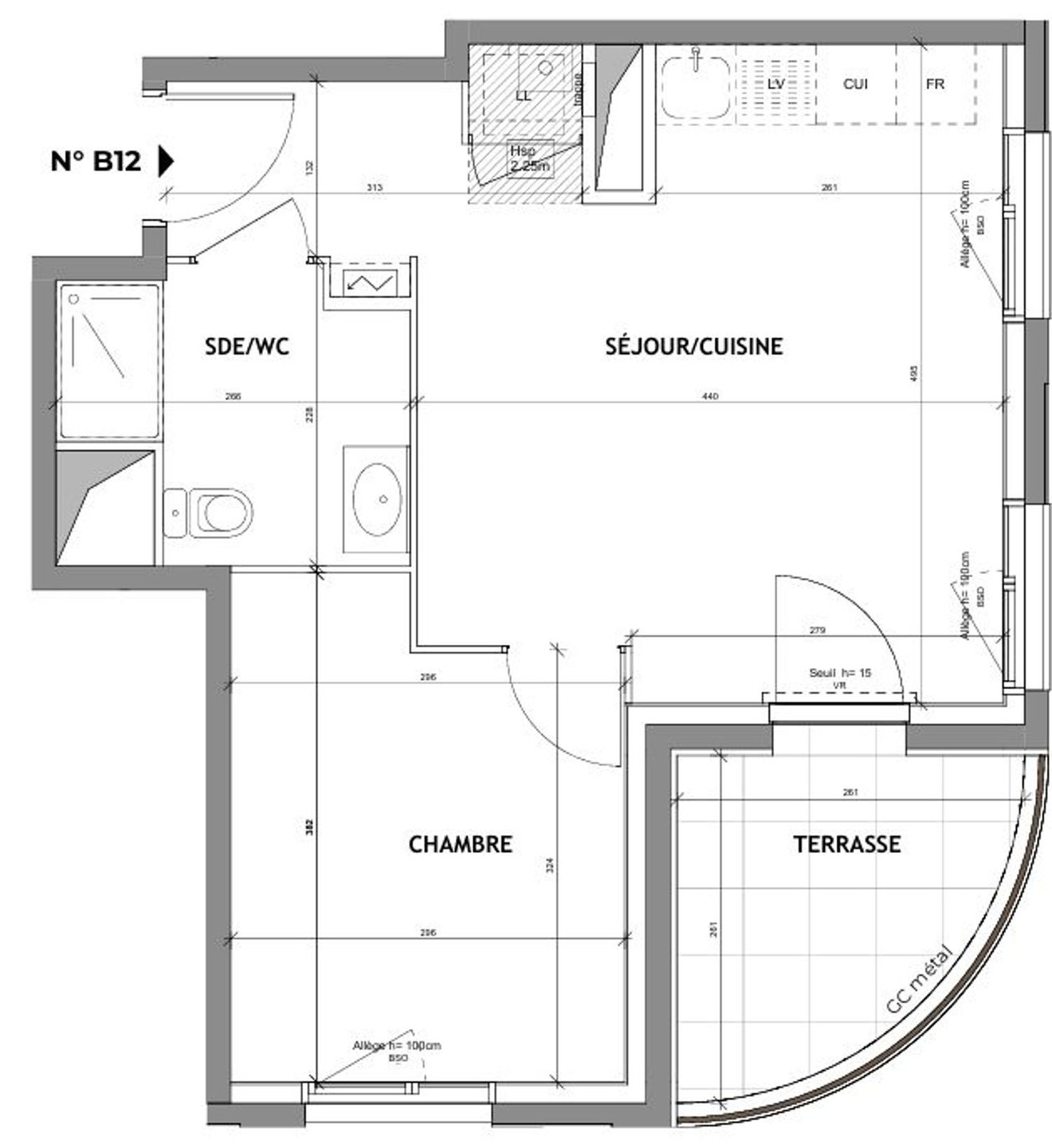 Appartement à vendre, 38m², Chassieu