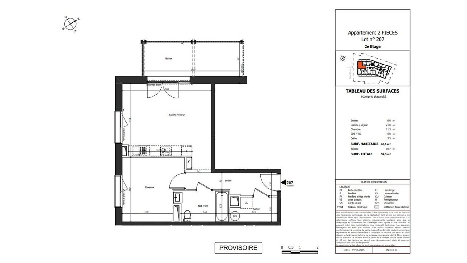 Appartement à vendre, 46m², La Roche-sur-Foron