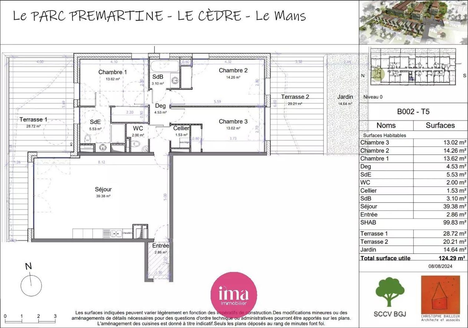 Appartement à vendre, 99m², Le Mans