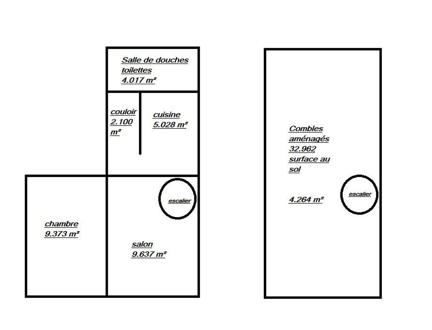 Appartement à vendre, 32m², Drancy