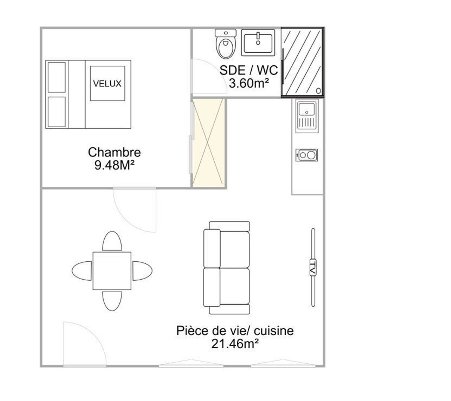 Appartement à vendre, 34m², La Rochelle