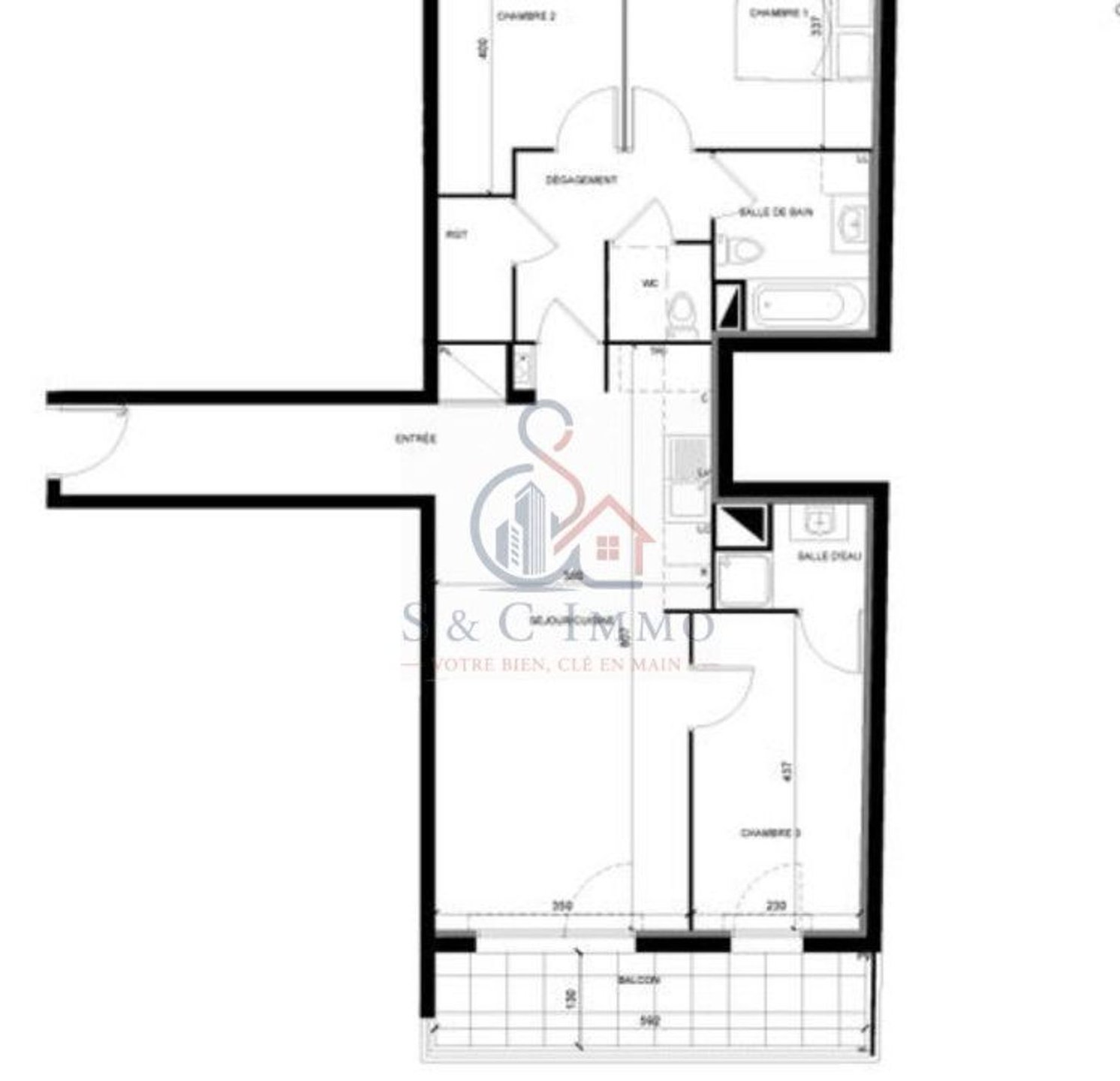 Appartement à vendre, 82m², Champigny-sur-Marne