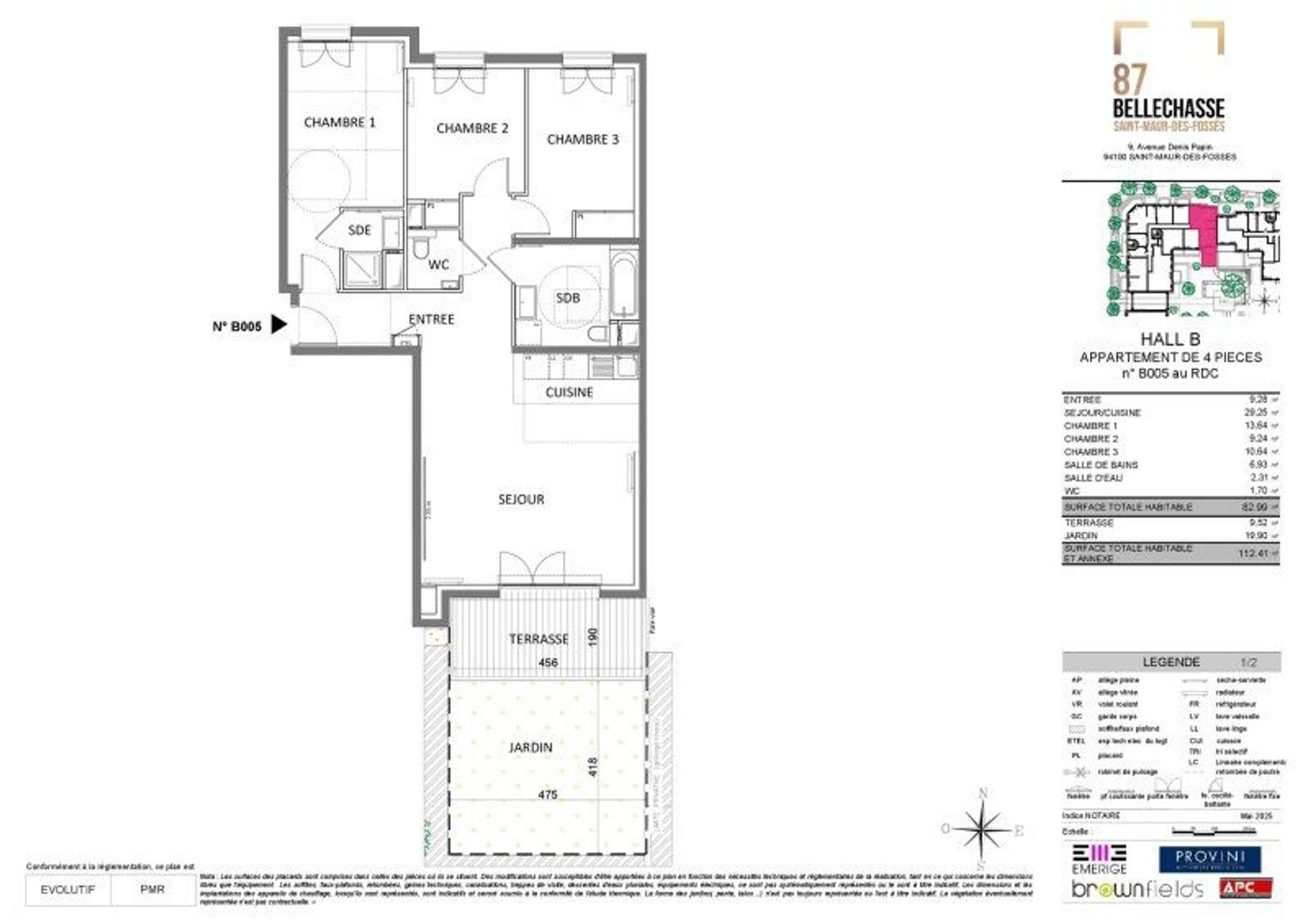Appartement à vendre, 83m², Saint-Maur-des-Fossés