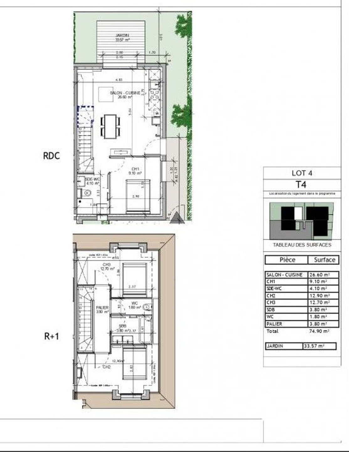 Maison à louer, 74m², Gujan-Mestras