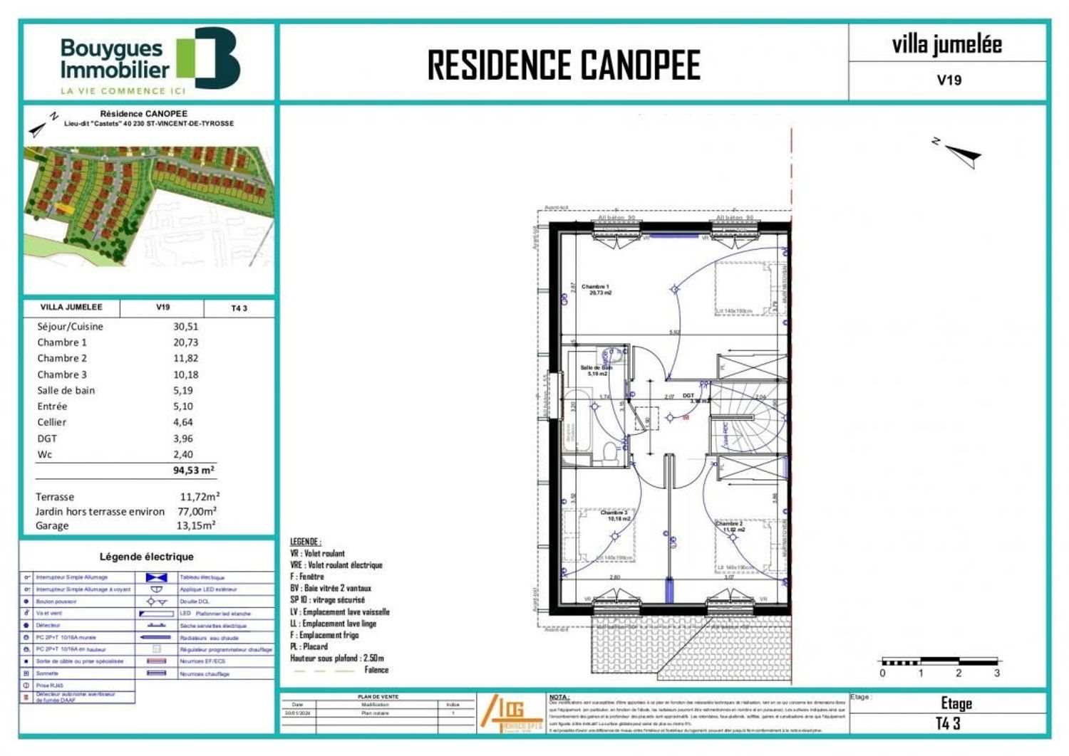 Maison à vendre, 94m², Saint-Vincent-de-Tyrosse