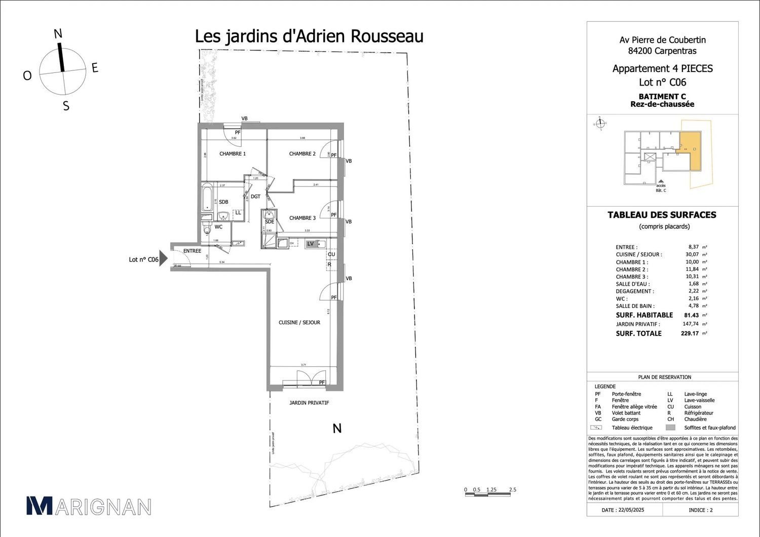 Appartement à vendre, 81m², Carpentras