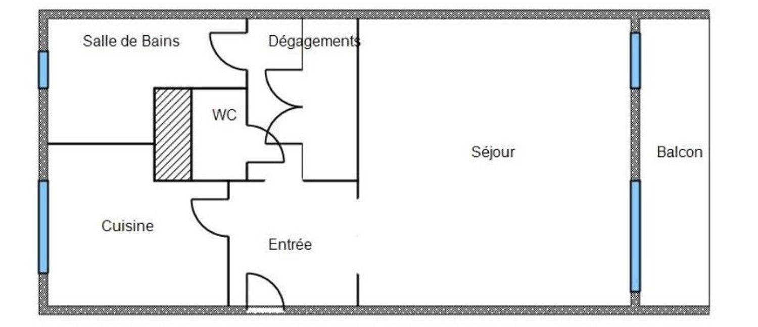 Appartement à louer, 38m², Laval