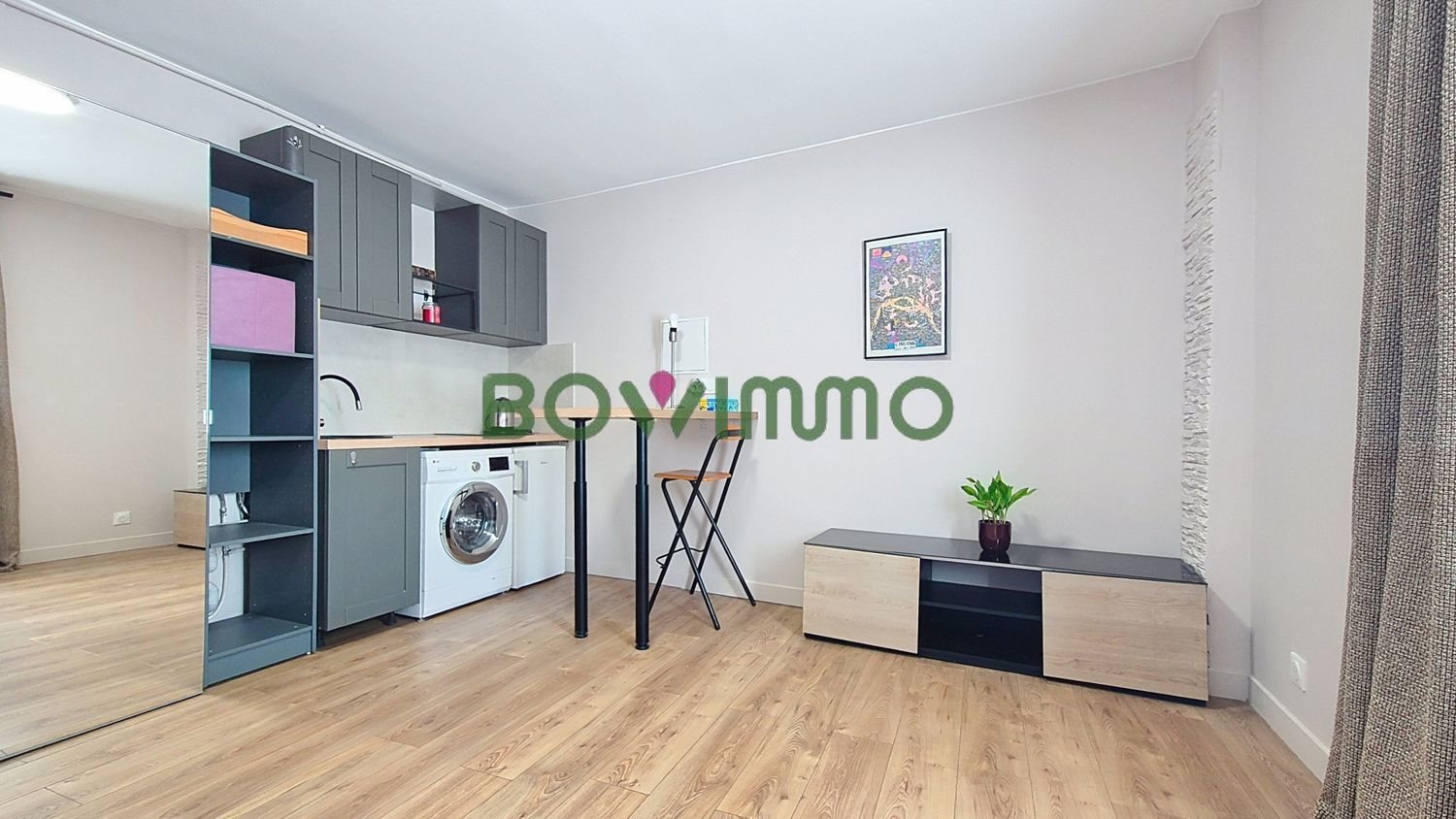 Appartement à louer, 17m², Saint-Maurice
