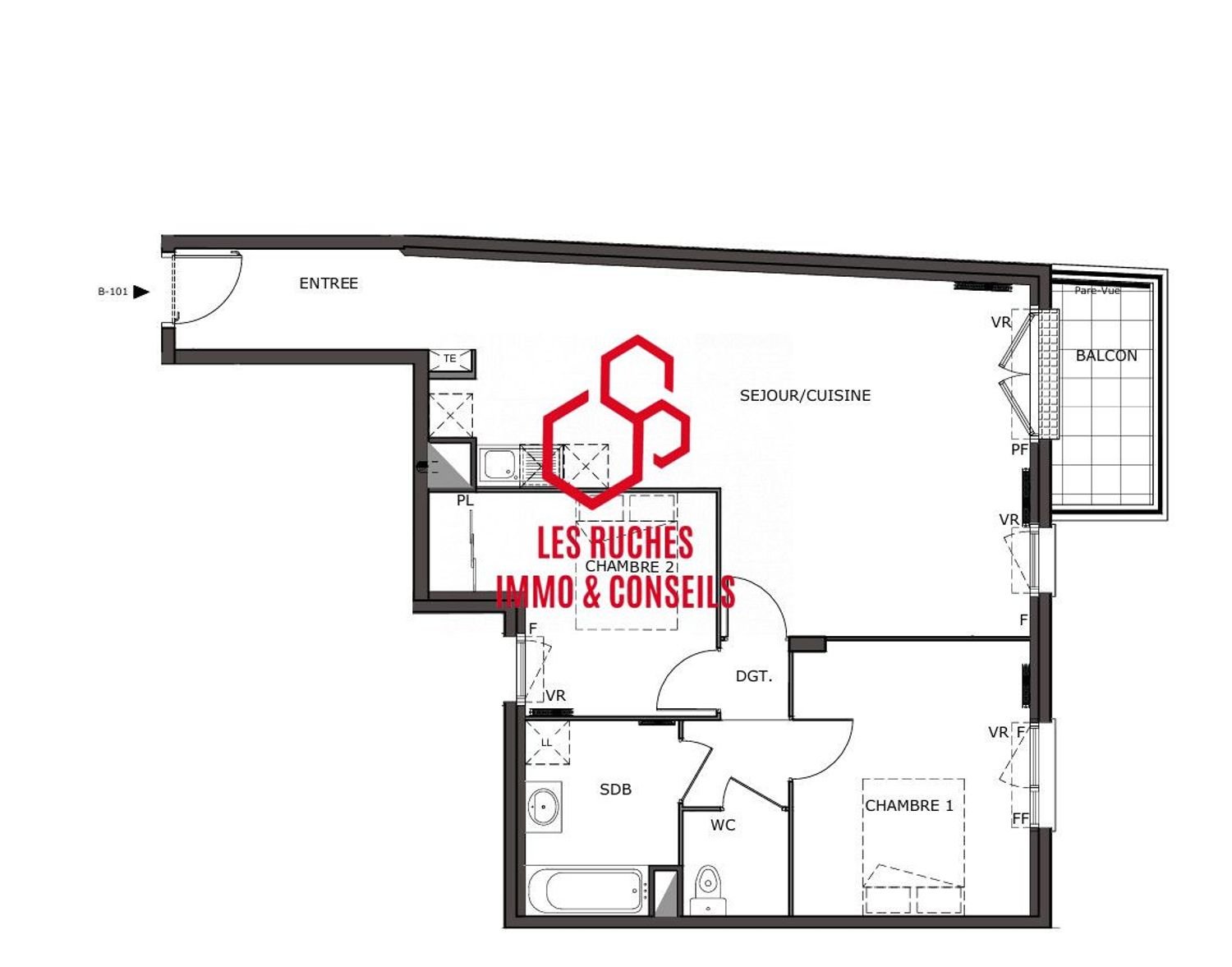 Appartement à vendre, 73m², Meaux