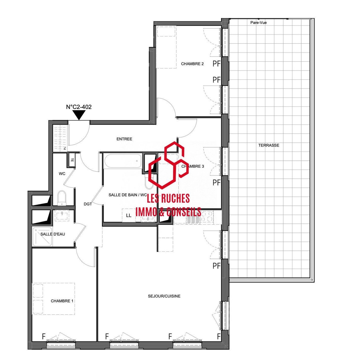 Appartement à vendre, 86m², Villepinte