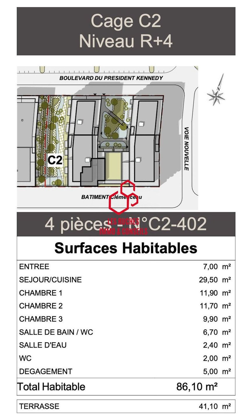 Appartement à vendre, 86m², Villepinte