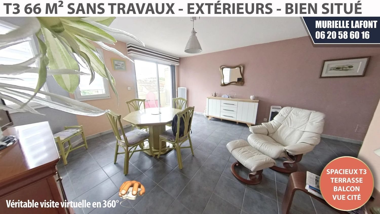 Appartement à vendre, 66m², Carcassonne