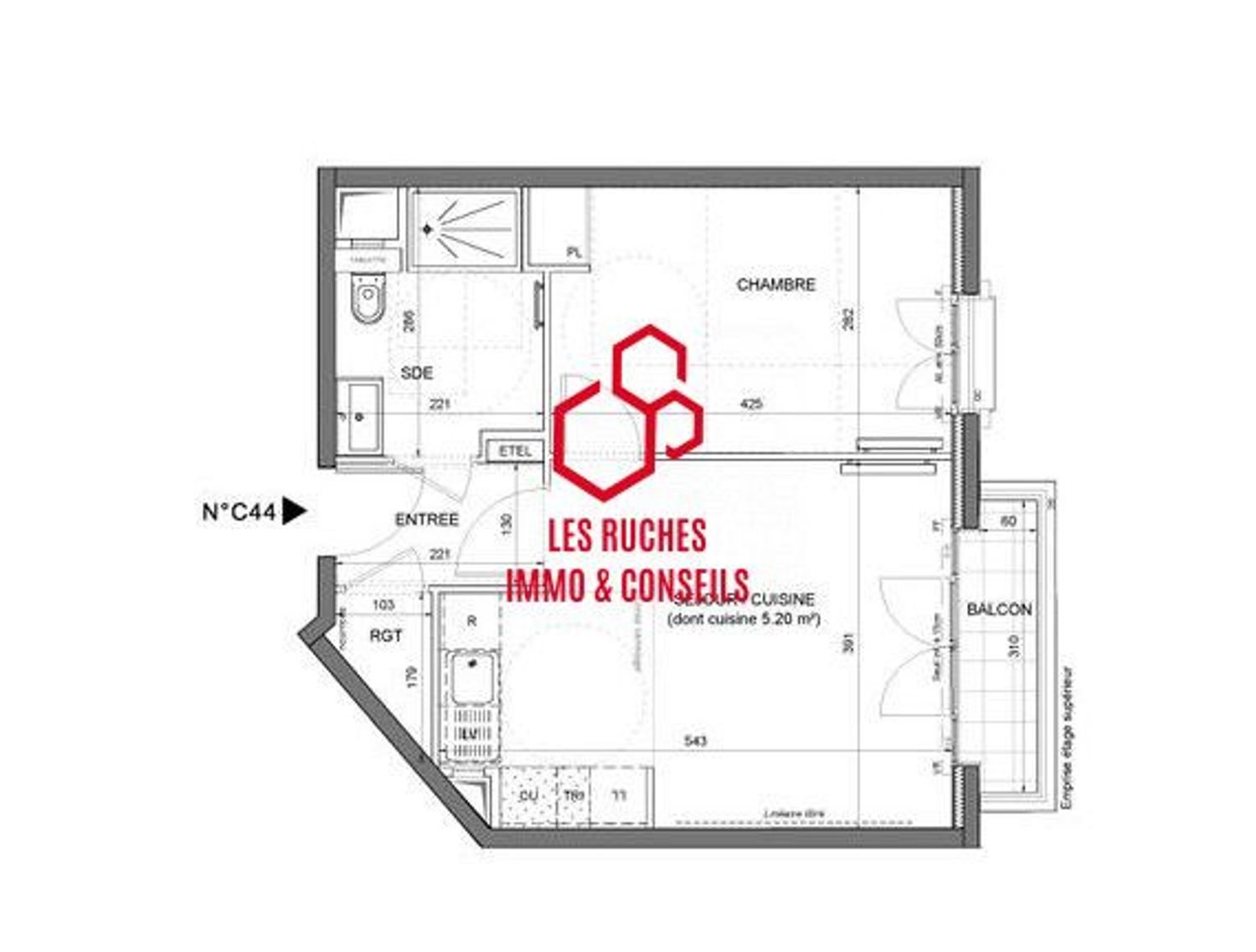 Appartement à vendre, 40m², Puteaux