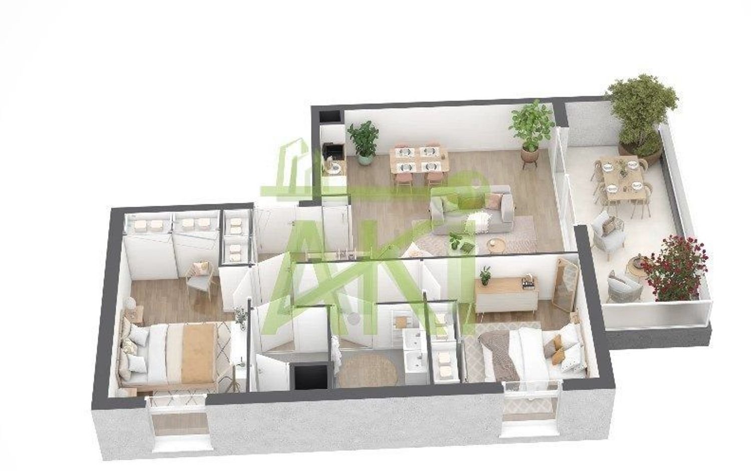 Appartement à vendre, 67m², Ajaccio