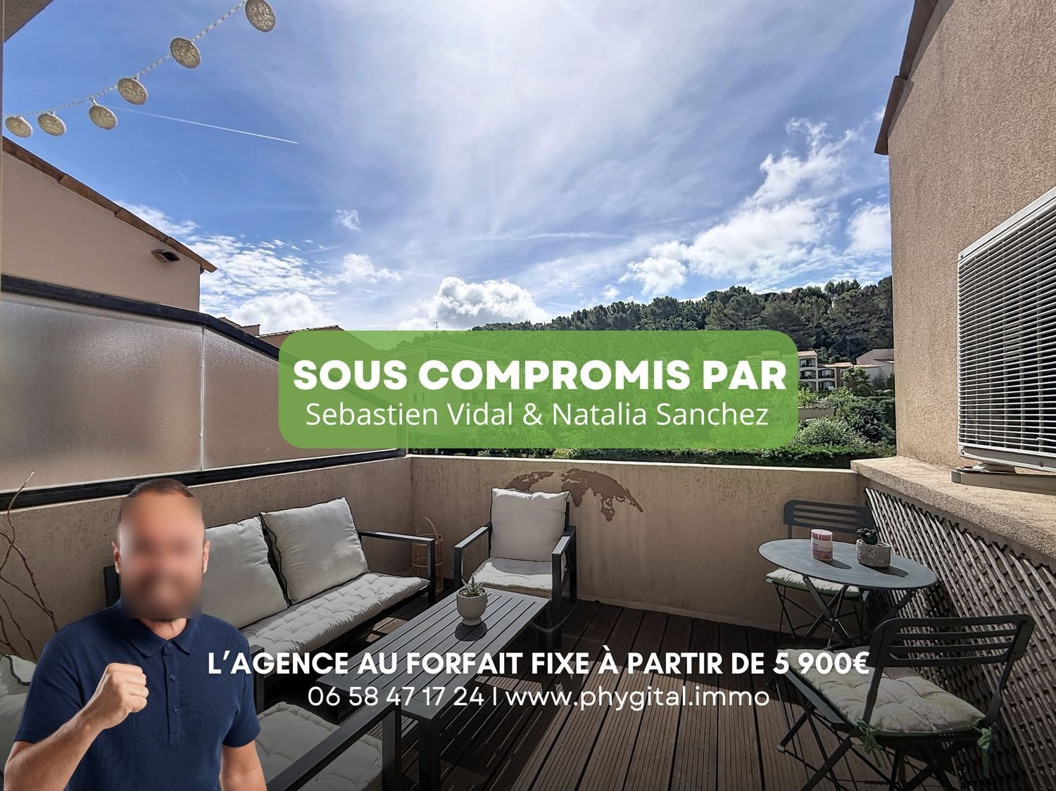 Appartement à vendre, 45m², Mougins