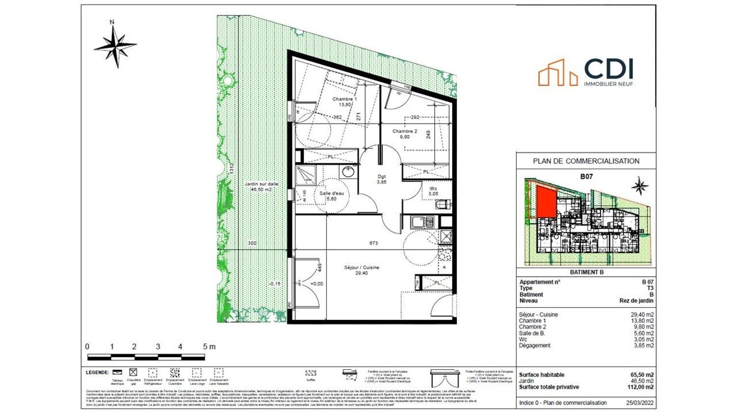 Appartement à vendre, 62m², Vendargues
