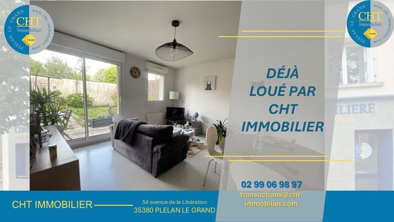 Appartement à louer, 56m², Plélan-le-Grand