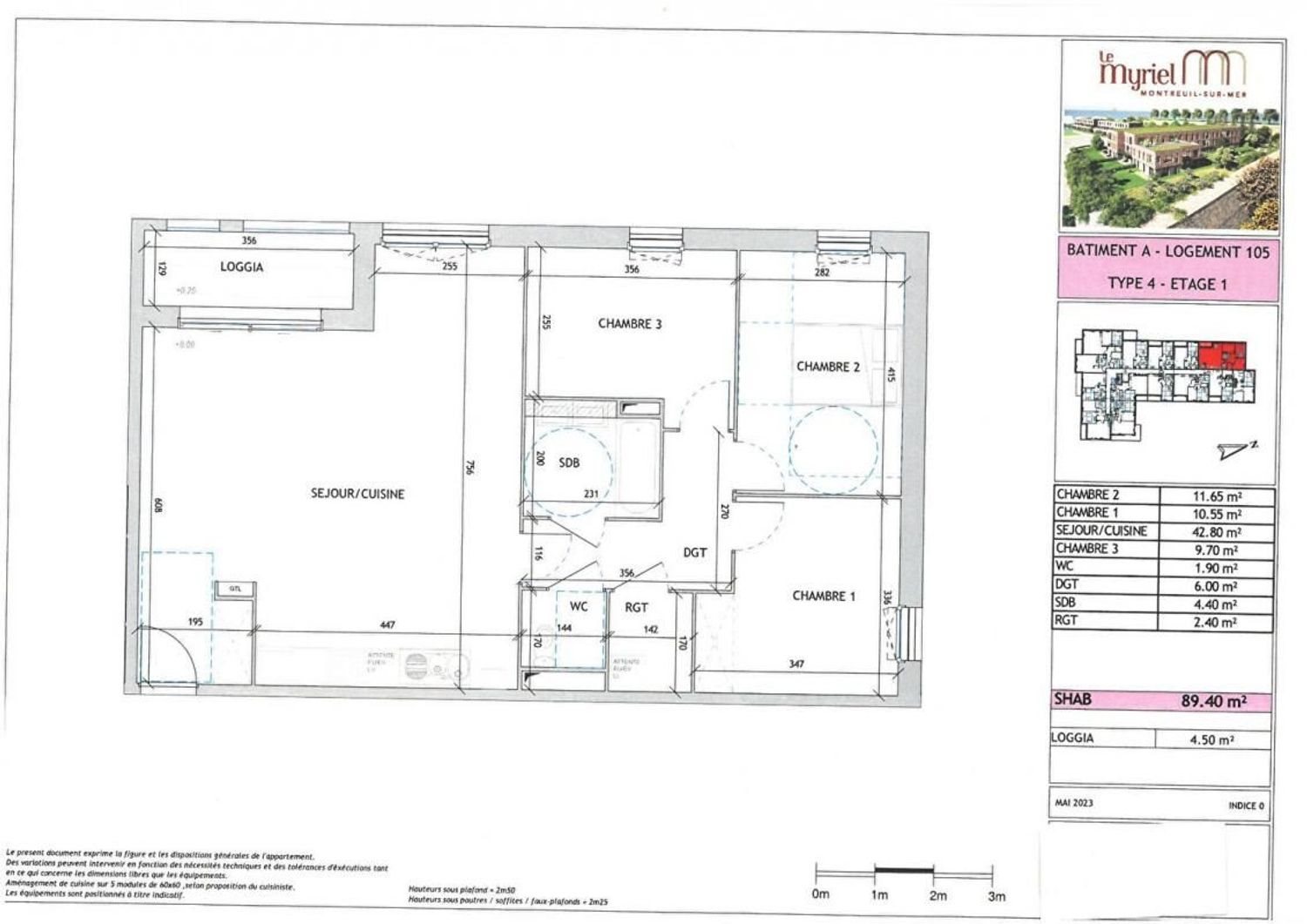 Appartement à vendre, 89m², Montreuil-sur-Mer