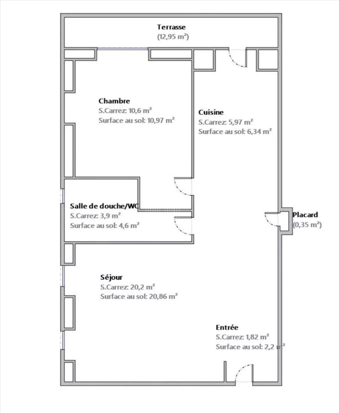Appartement à vendre, 49m², Nice
