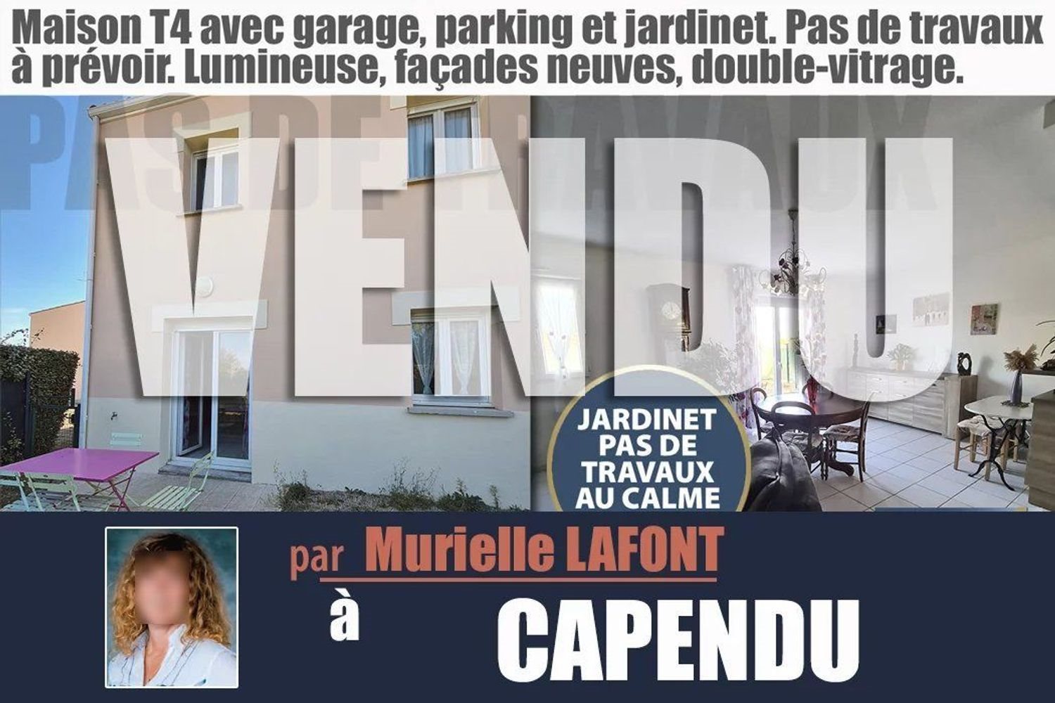 Maison à vendre, 83m², Capendu