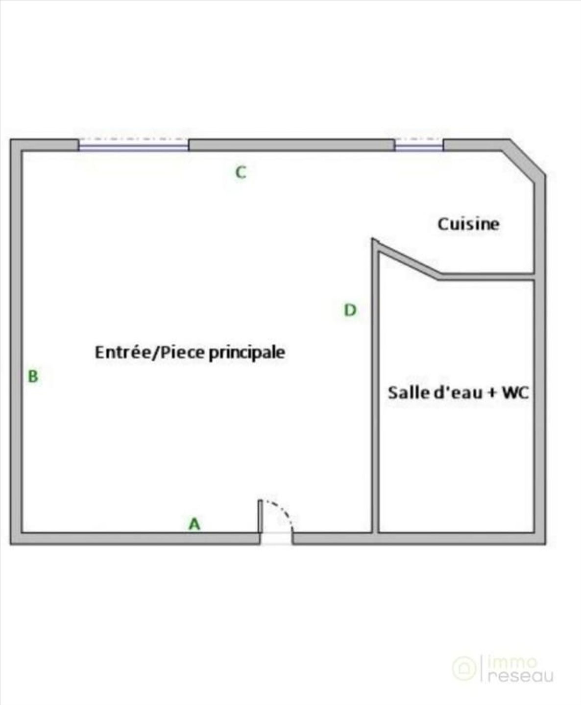 Appartement à vendre, 14m², Pantin