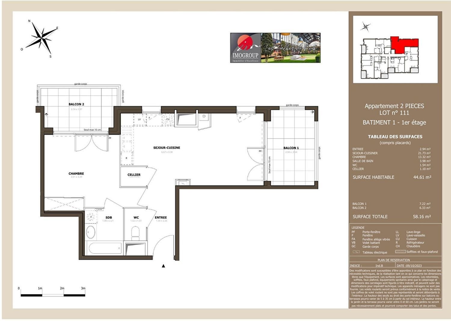 Appartement à vendre, 44m², Thonon-les-Bains