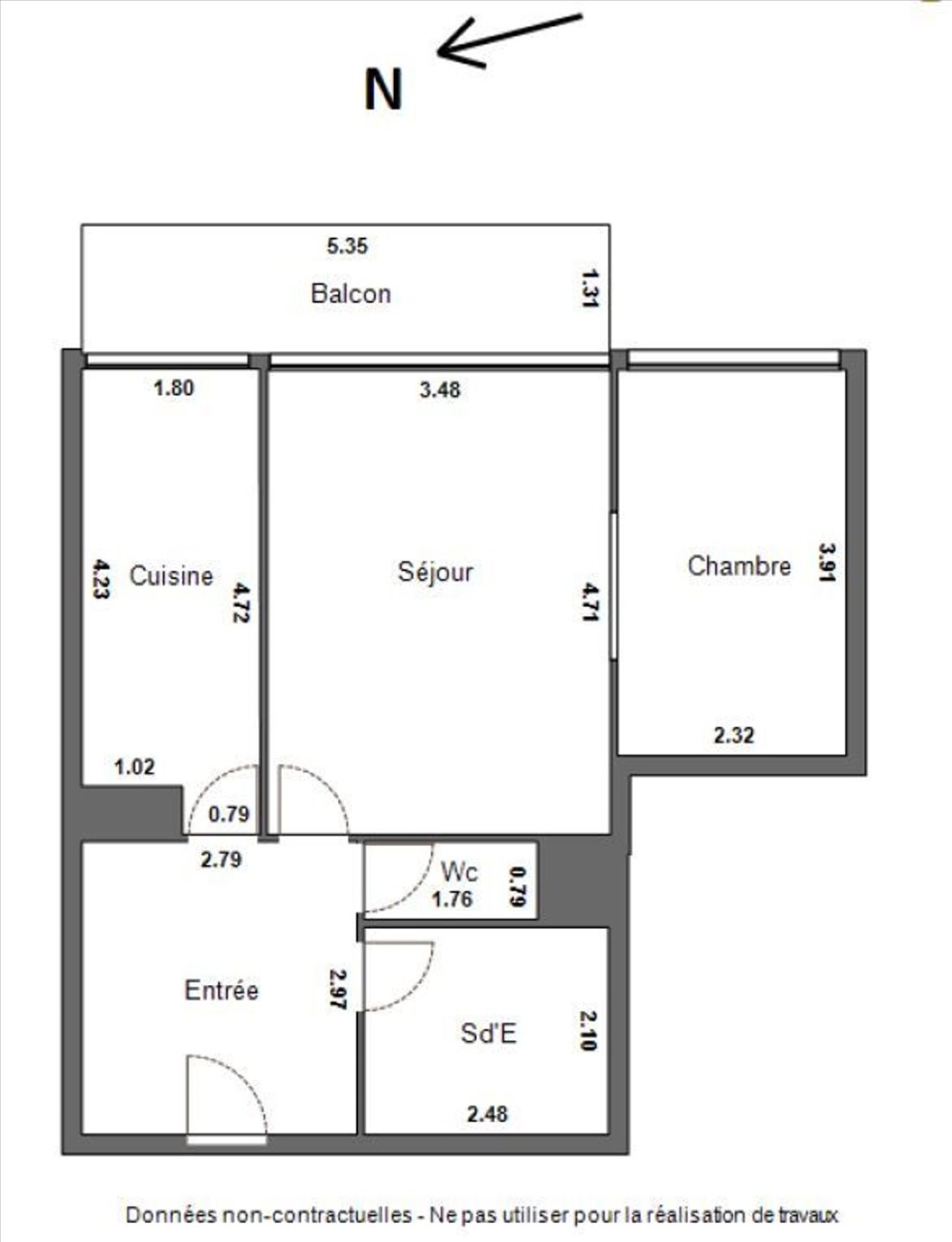 Appartement à vendre, 51m², Aubervilliers