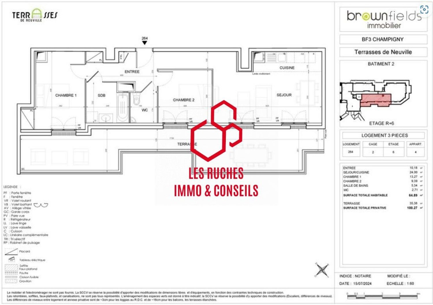 Appartement à vendre, 65m², Champigny-sur-Marne