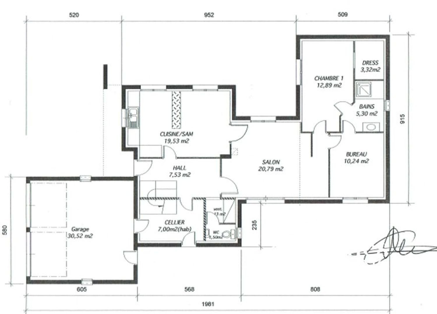 Maison à vendre, 130m², Marcy