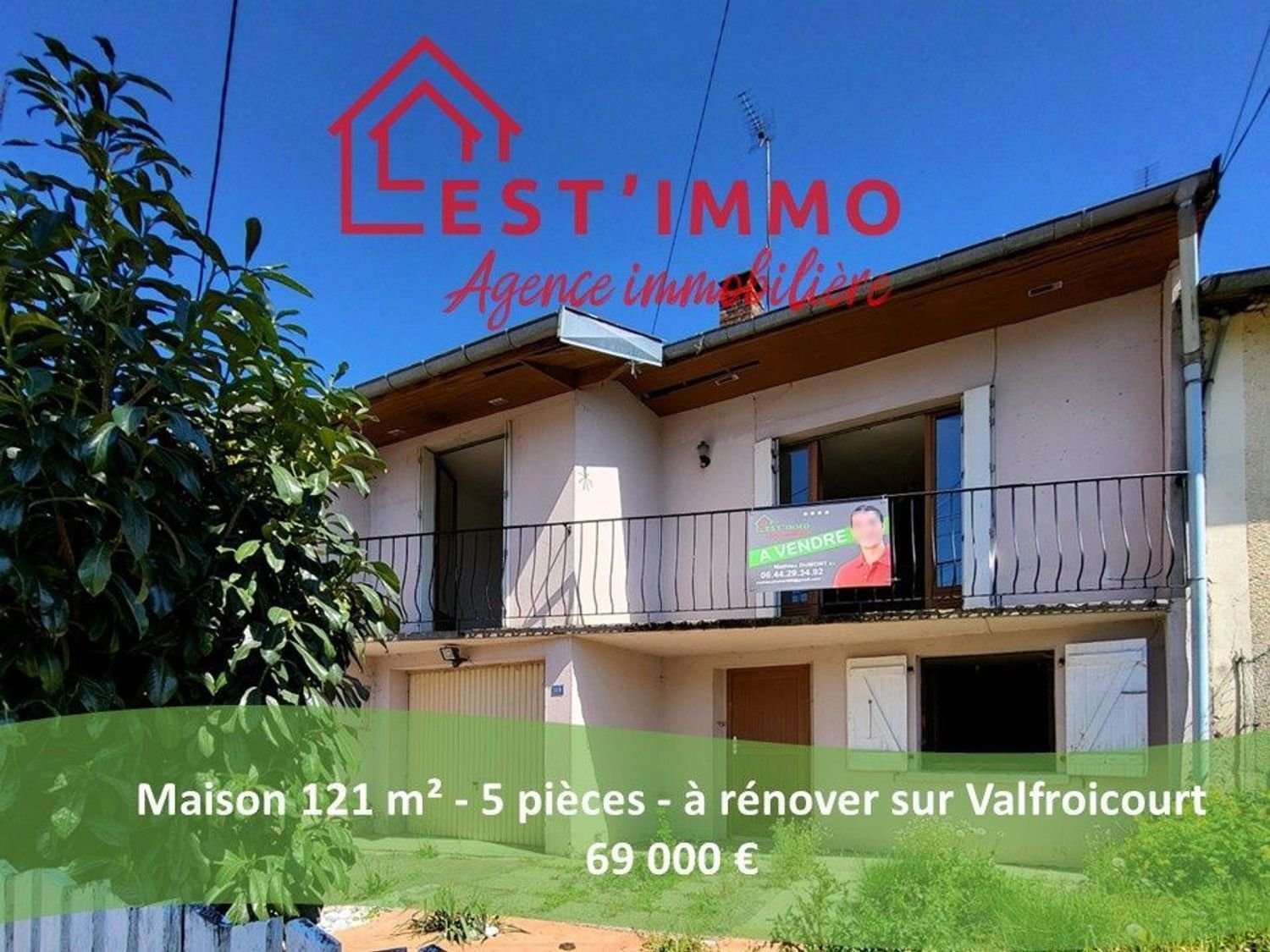 Maison à vendre, 121m², Valfroicourt