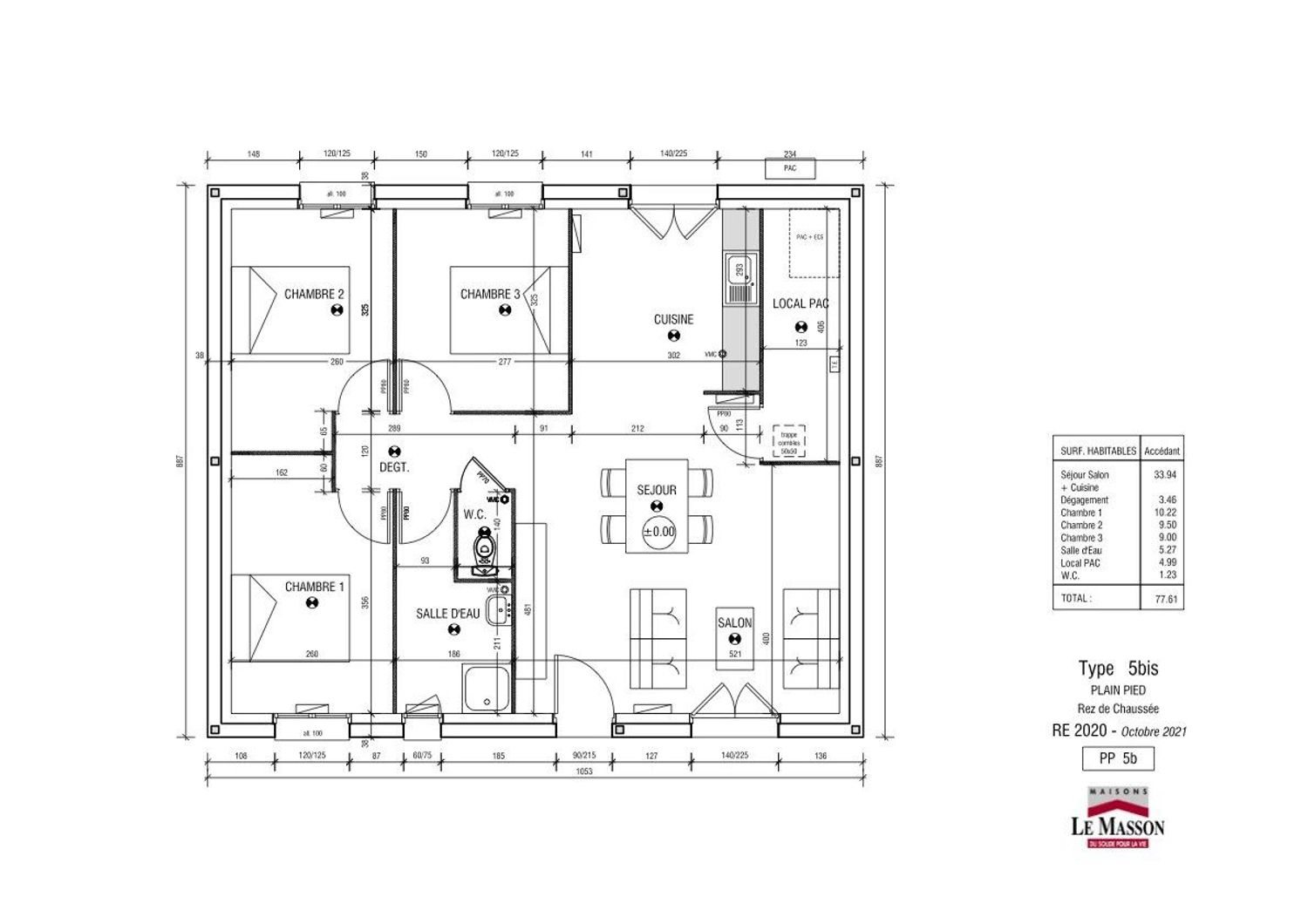 Maison à vendre, 77m², Bihorel