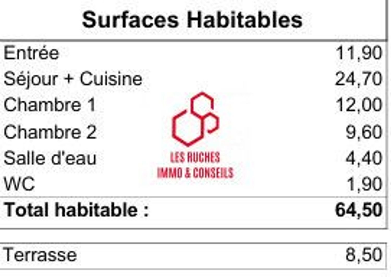 Appartement à vendre, 64m², Plaisir