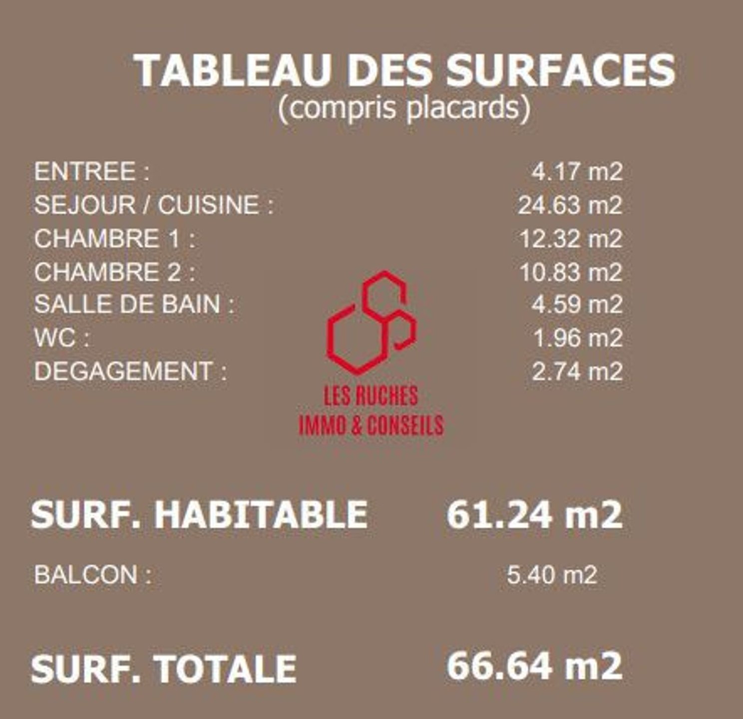 Appartement à vendre, 61m², Tournan-en-Brie