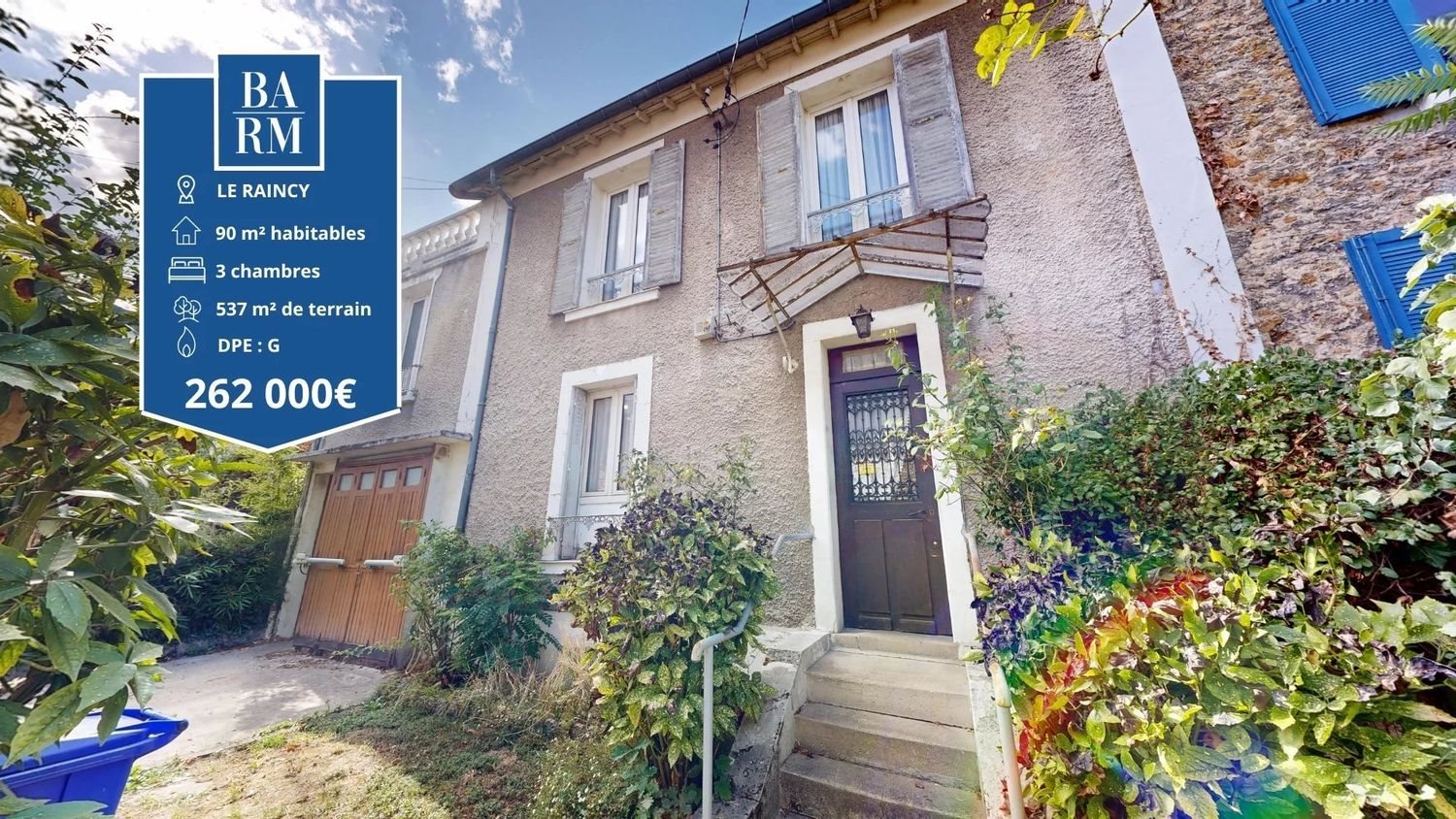Maison à vendre, 90m², Le Raincy