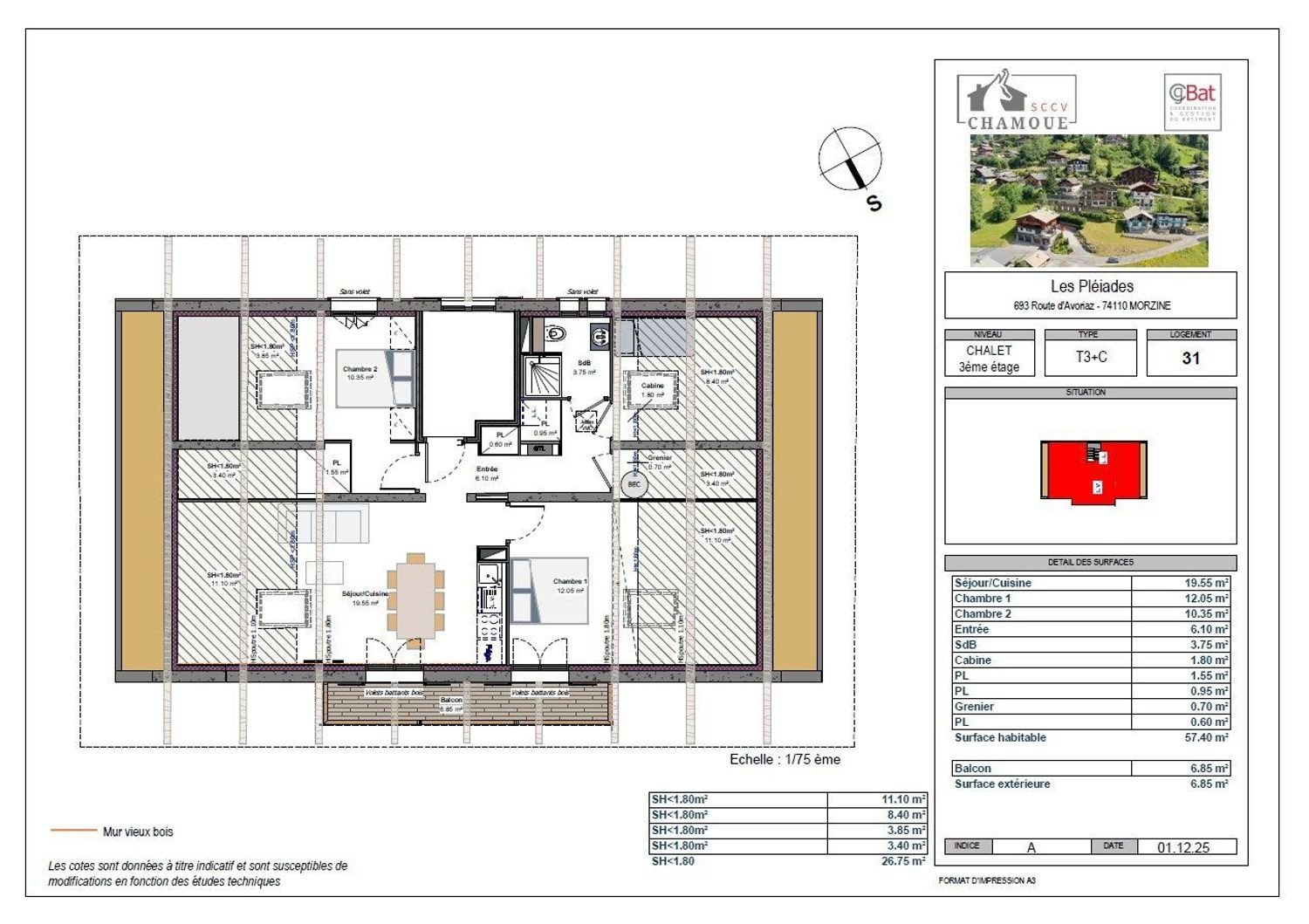 Appartement à vendre, 70m², Morzine (Avoriaz)