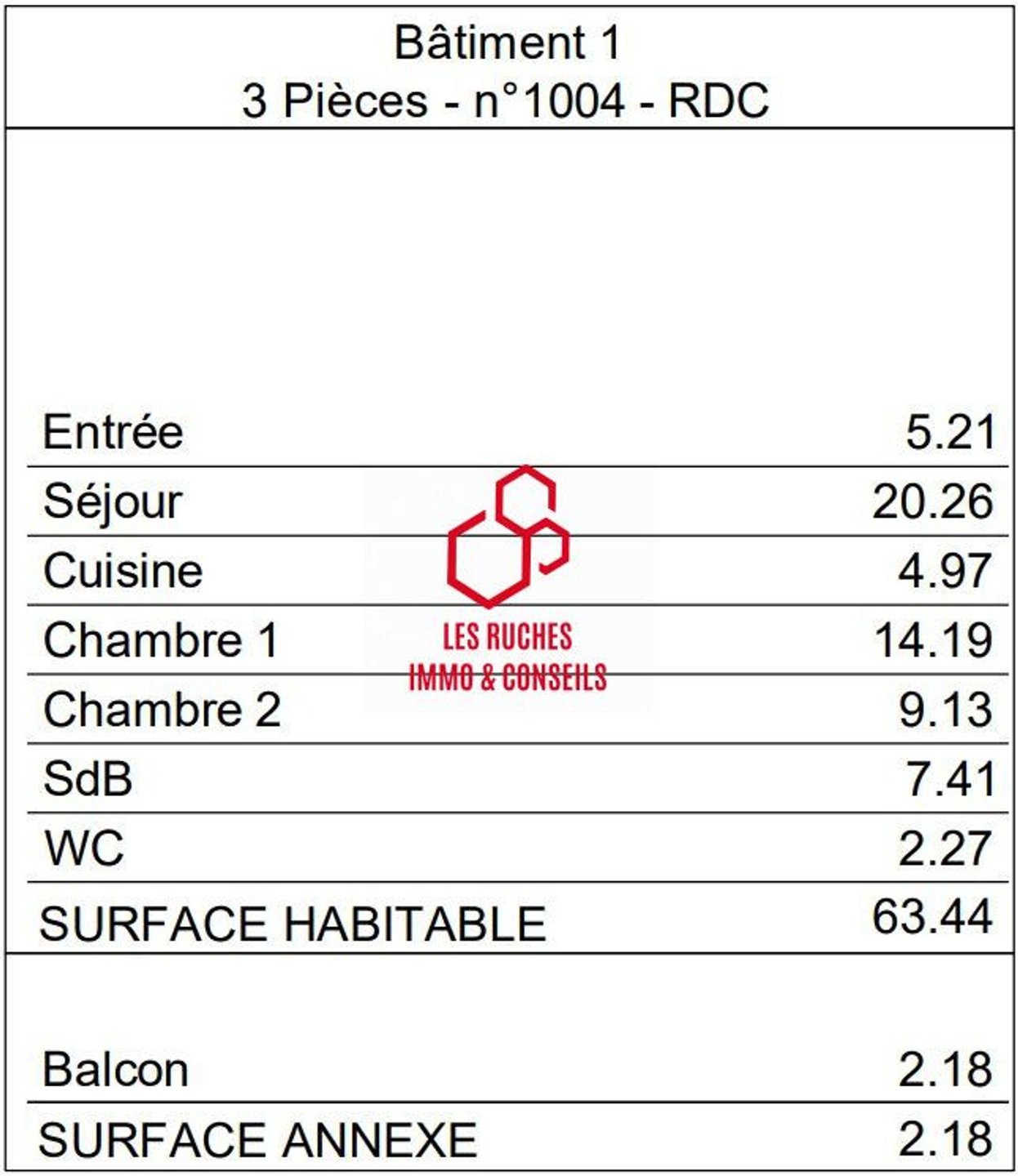 Appartement à vendre, 63m², Pomponne