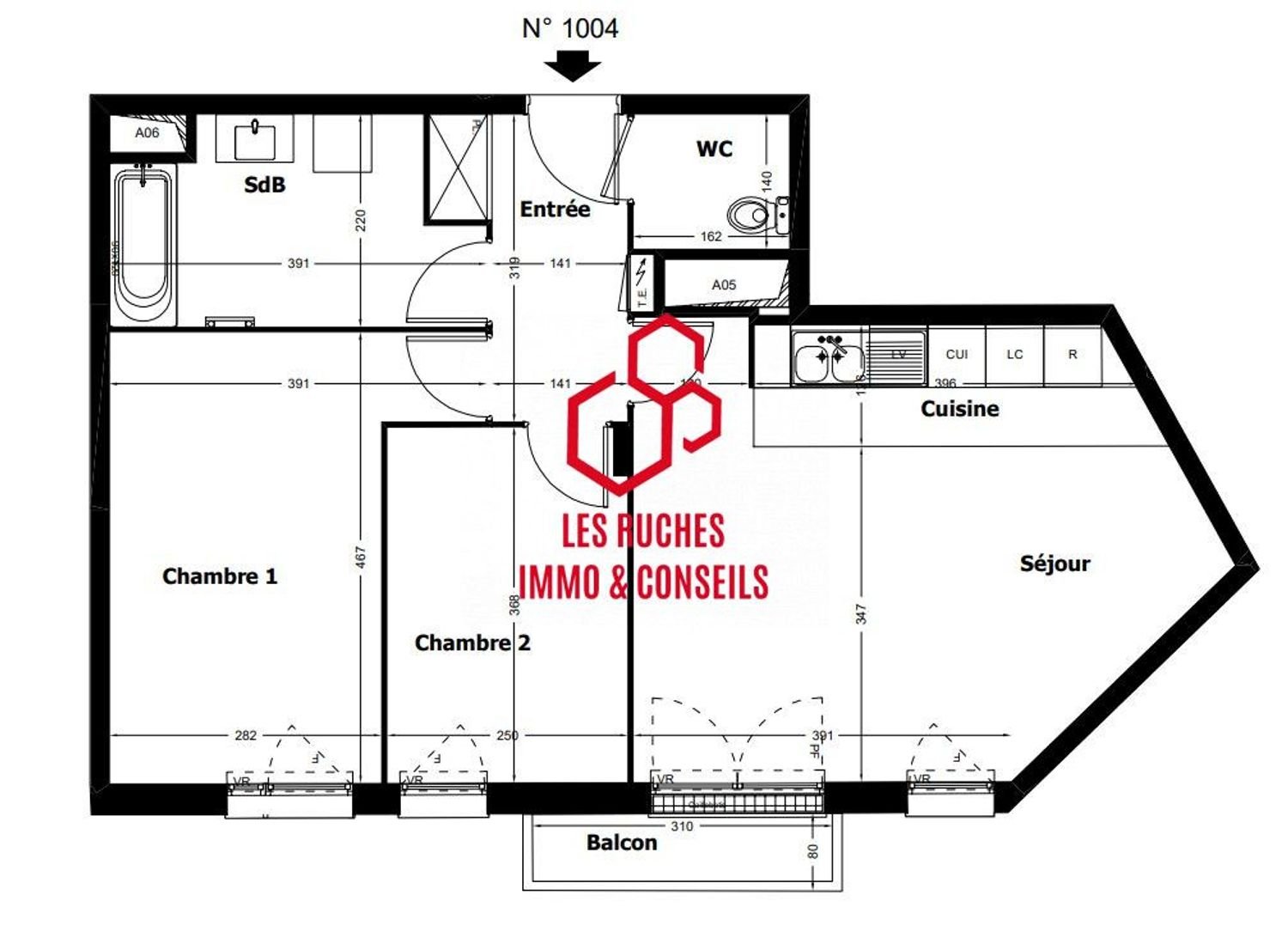 Appartement à vendre, 63m², Pomponne