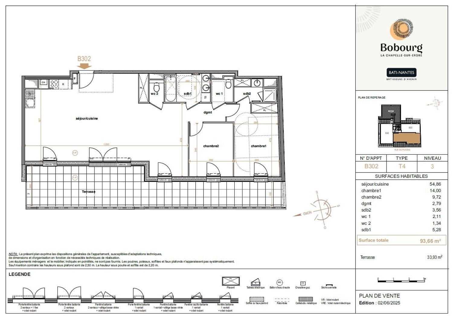Appartement à vendre, 90m², La Chapelle-sur-Erdre