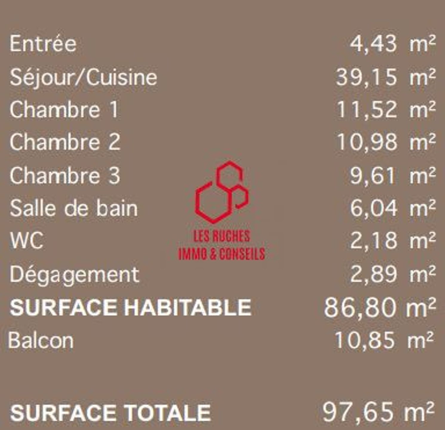 Appartement à vendre, 86m², Meaux