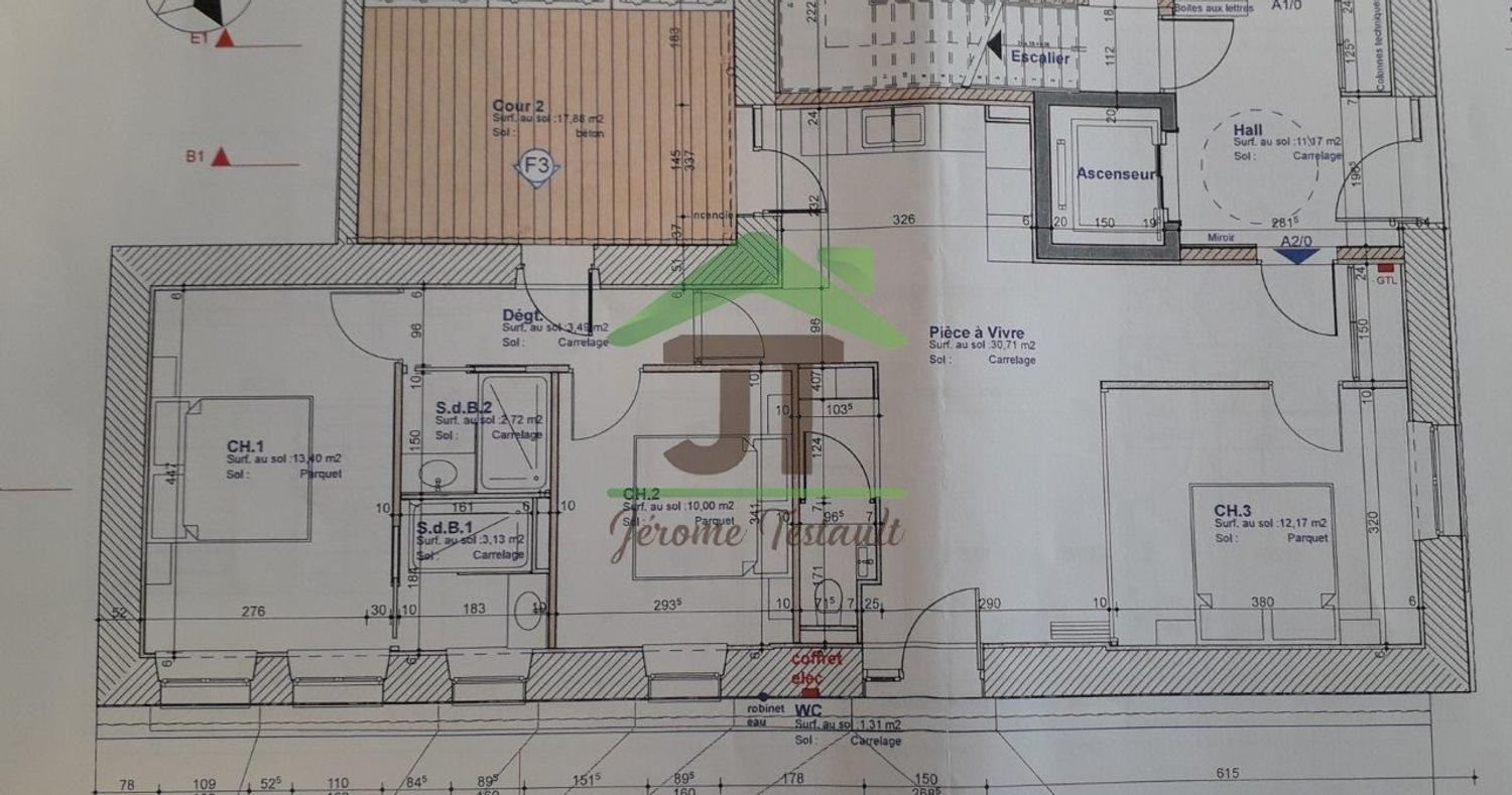 Appartement à vendre, 77m², Châteaudun