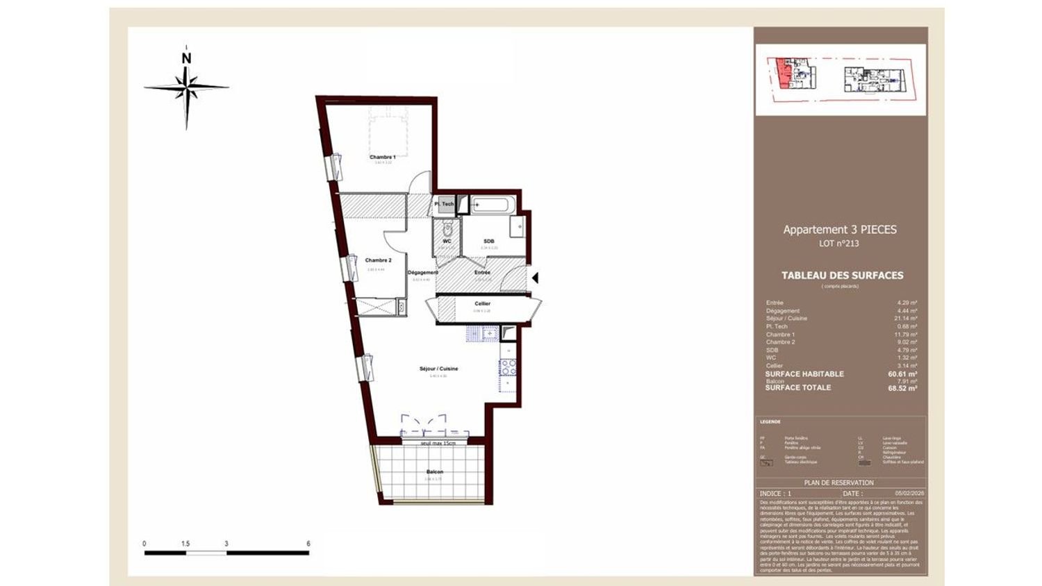 Appartement à vendre, 60m², Annemasse