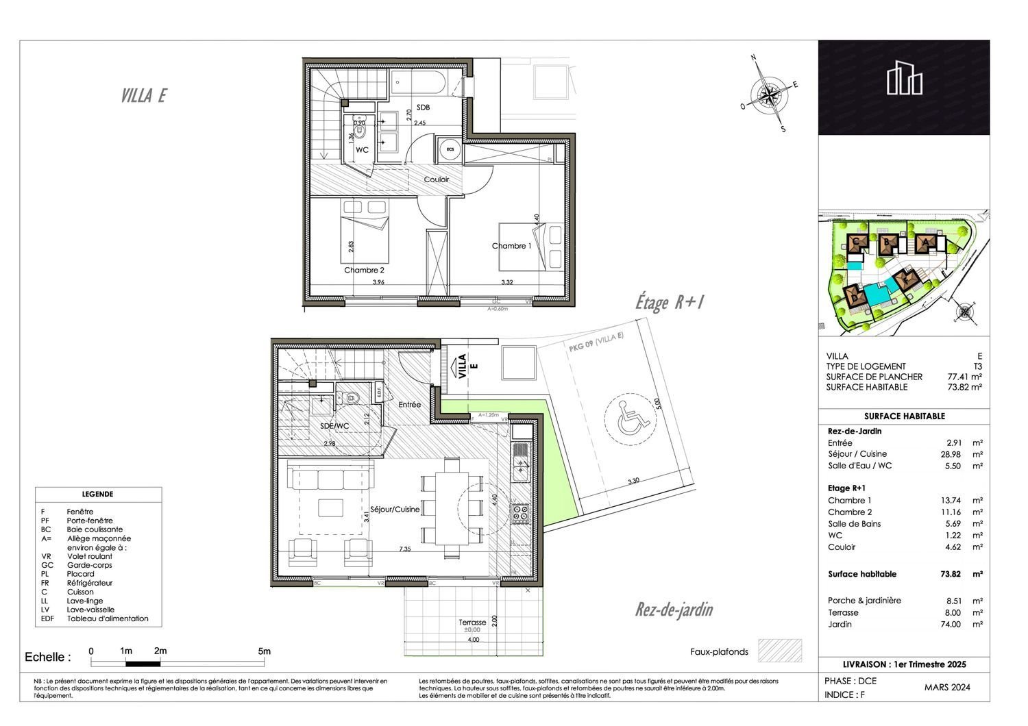 Maison à vendre, 74m², La Turbie