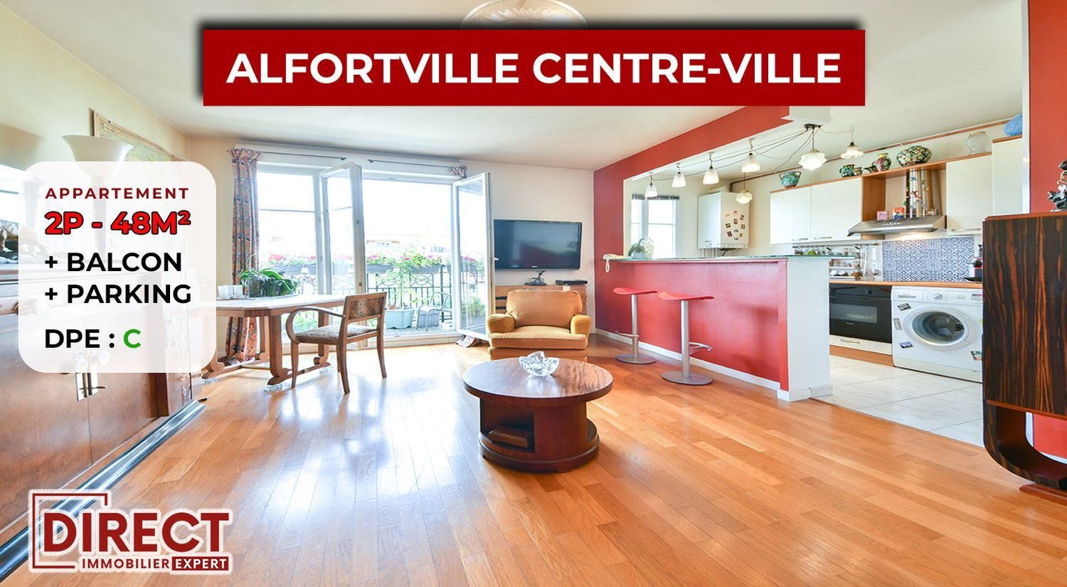Appartement à vendre, 48m², Alfortville