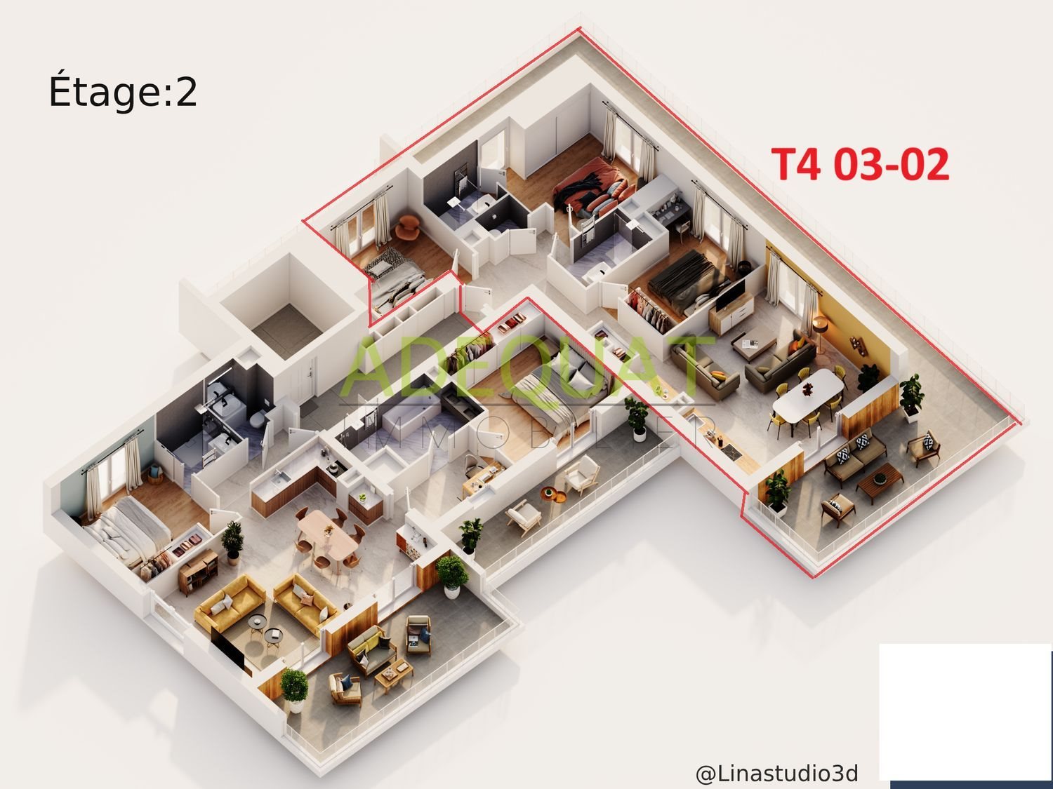 Appartement à vendre, 86m², La Tour-du-Pin