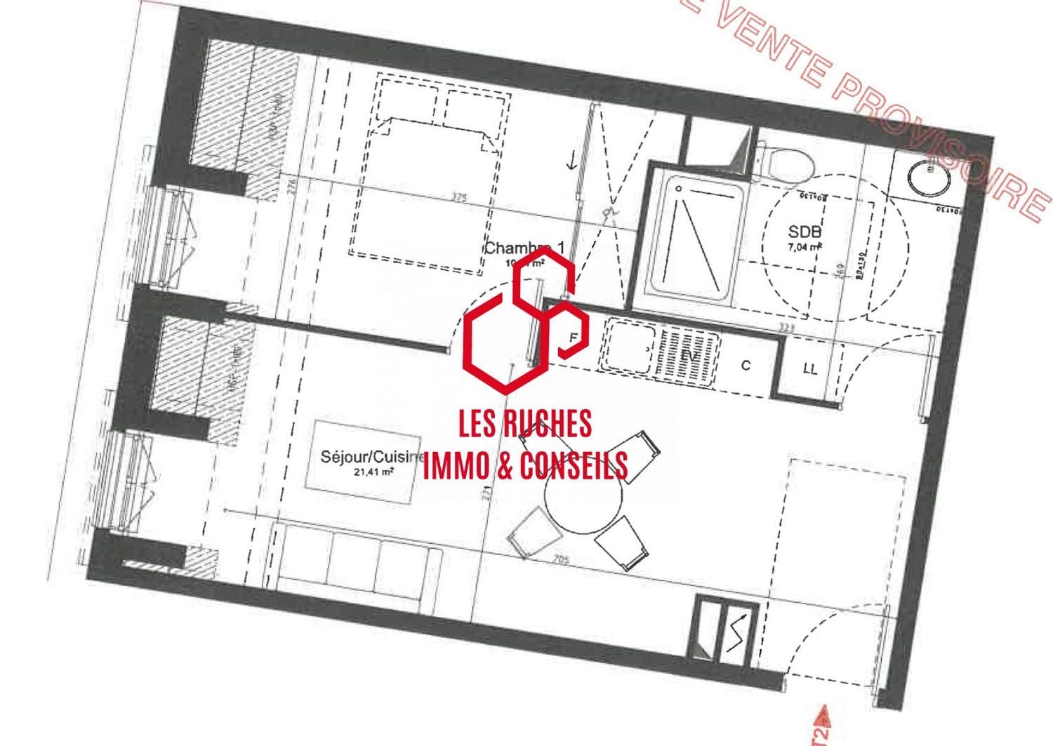 Appartement à vendre, 39m², Le Blanc-Mesnil