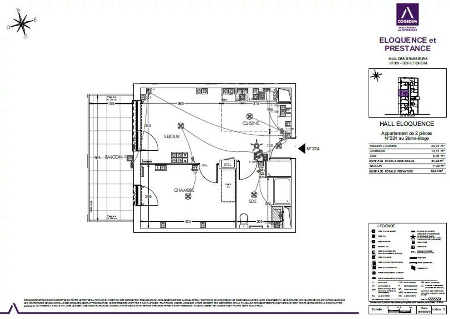 Appartement à vendre, 41m², Schiltigheim